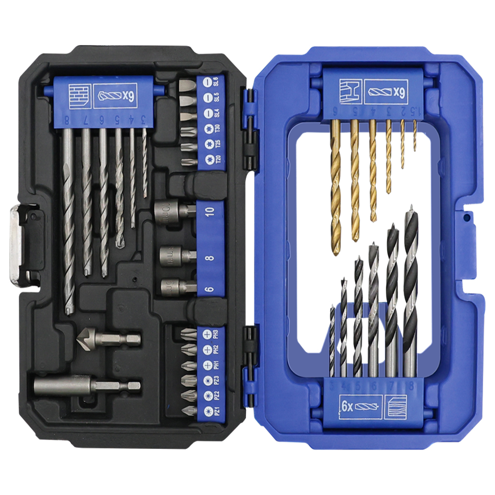 솔리드 드릴비트 드라이버 세트 십자 육각 콘크리트 전동드릴비트 S-DB35 제품 이미지