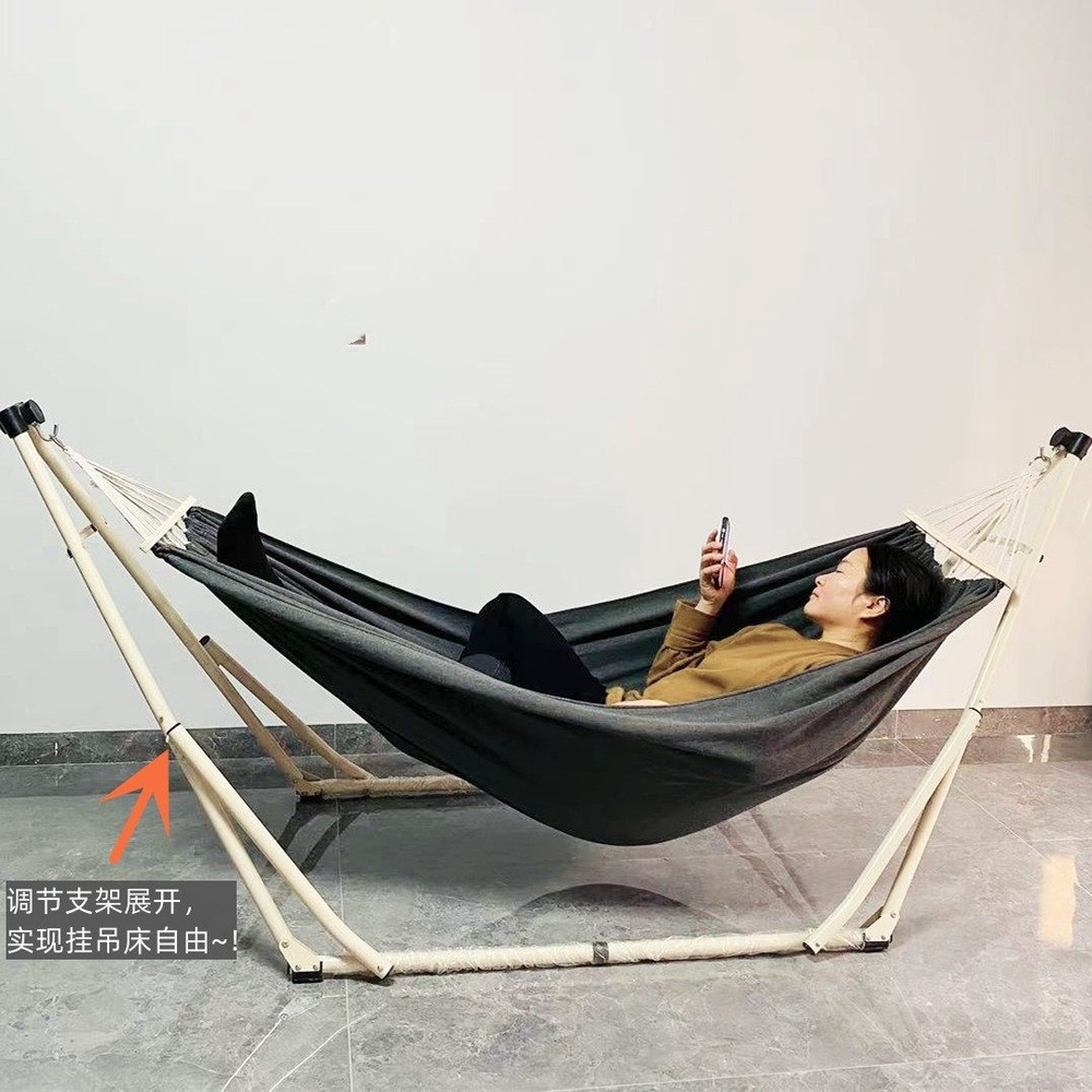 캠핑 해먹 스탠드 그네 세트 거치대 감성 접이식 야외 글램핑 휴대용 차박 흰색 접이식 스탠드 - 단일 - 상세 이미지 3