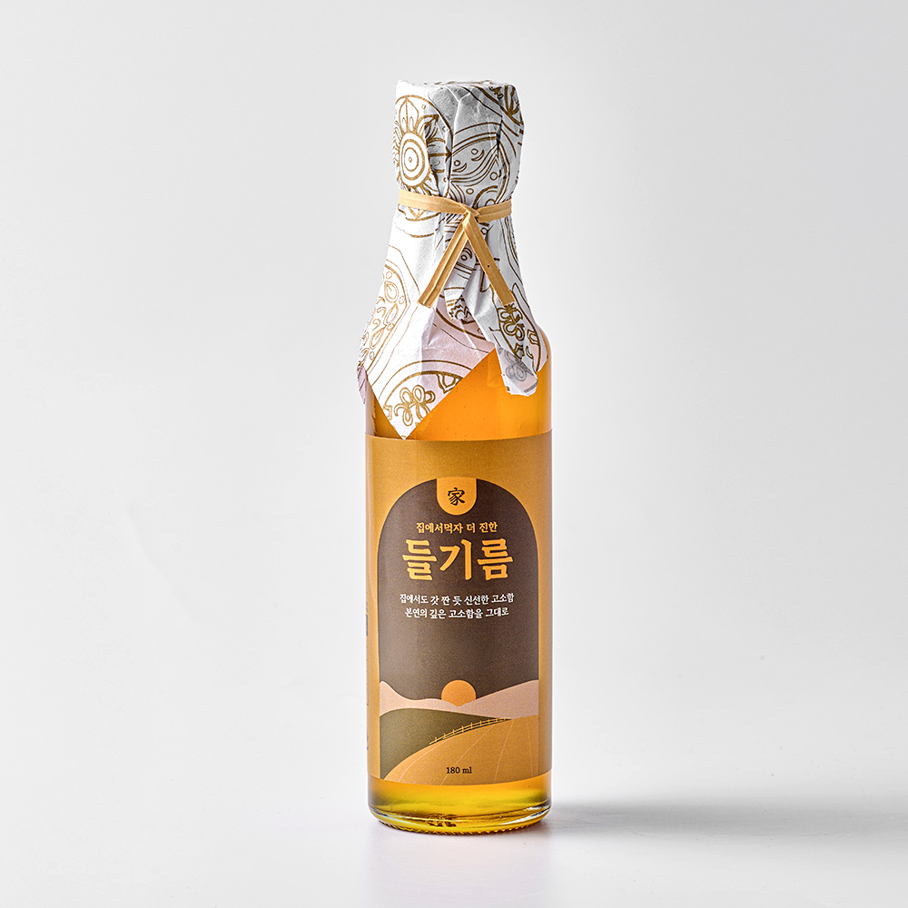 저온압착 더 진한 참기름 들기름 180ml 당일착유 - 상세 이미지 3