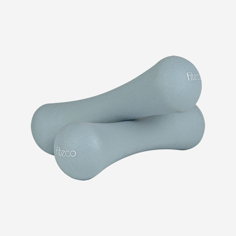 피테코 플로우 덤벨 네오프렌 미용아령 홈트 여성 1kg, 2개, 더스티블루 - 상품 이미지