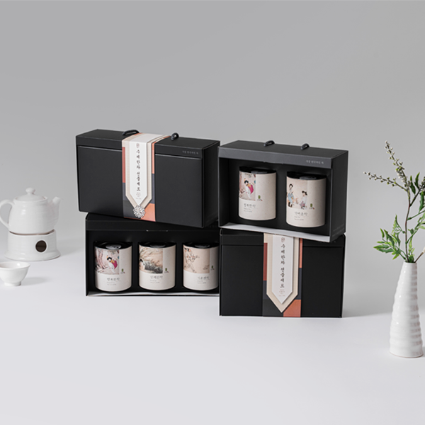 설 명절 진명차 수제한차 2종 국산 목에 좋은 차 교수님 건강 선물 세트 20티백 제품 이미지