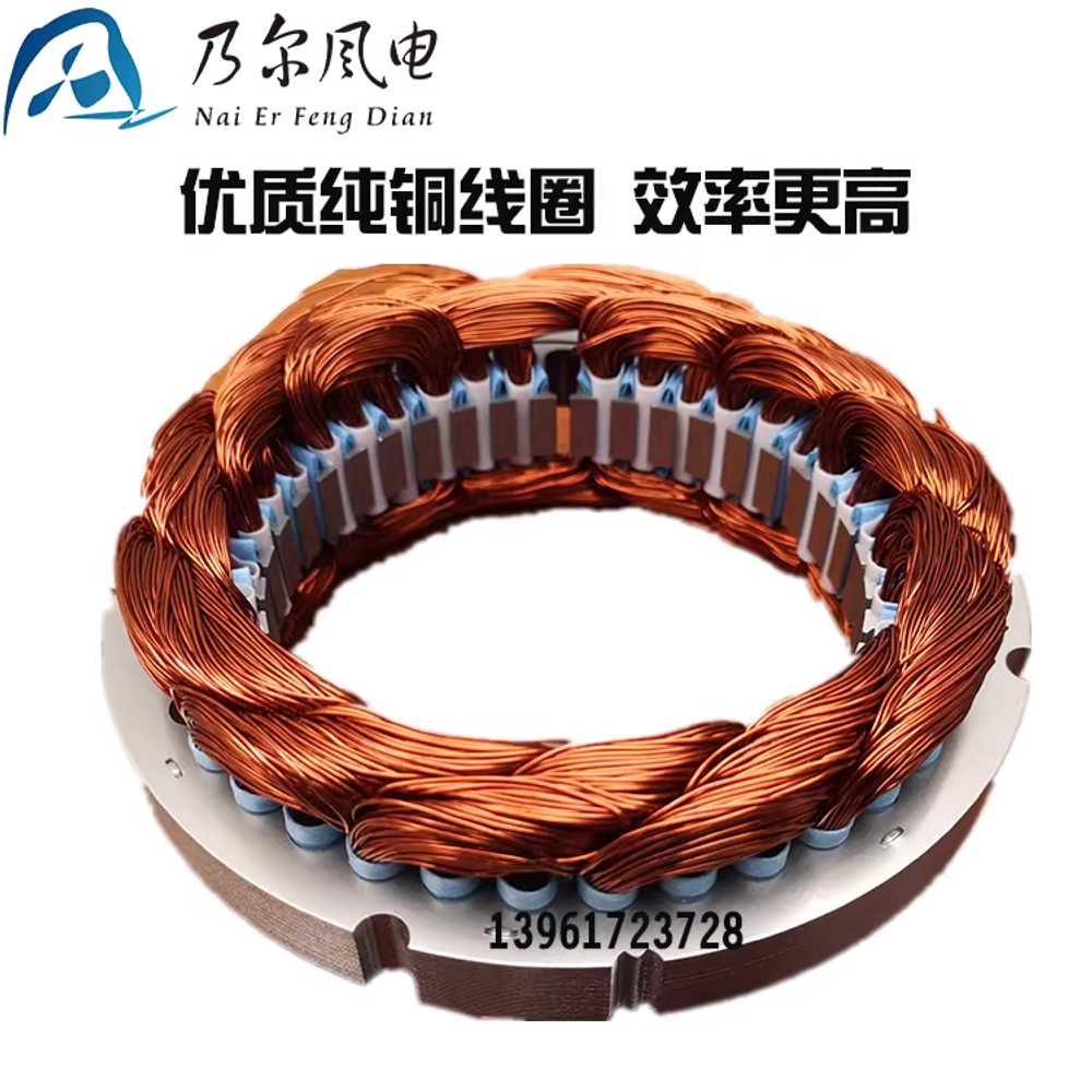 영구 자석 발전기 발생기 교류 모터 단상 AC 드라이브 300W 12V 750rpm - 상세 이미지 2