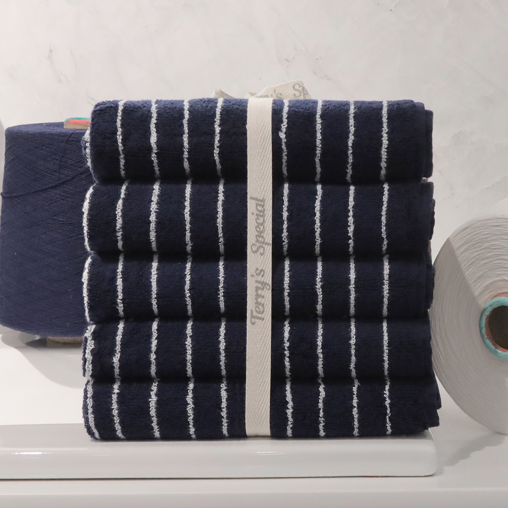 [네이버단독] 테리파머 고중량 200g 디자인 선염 호텔수건 5장+5장 타올 타월 수건세트 (색상혼합)