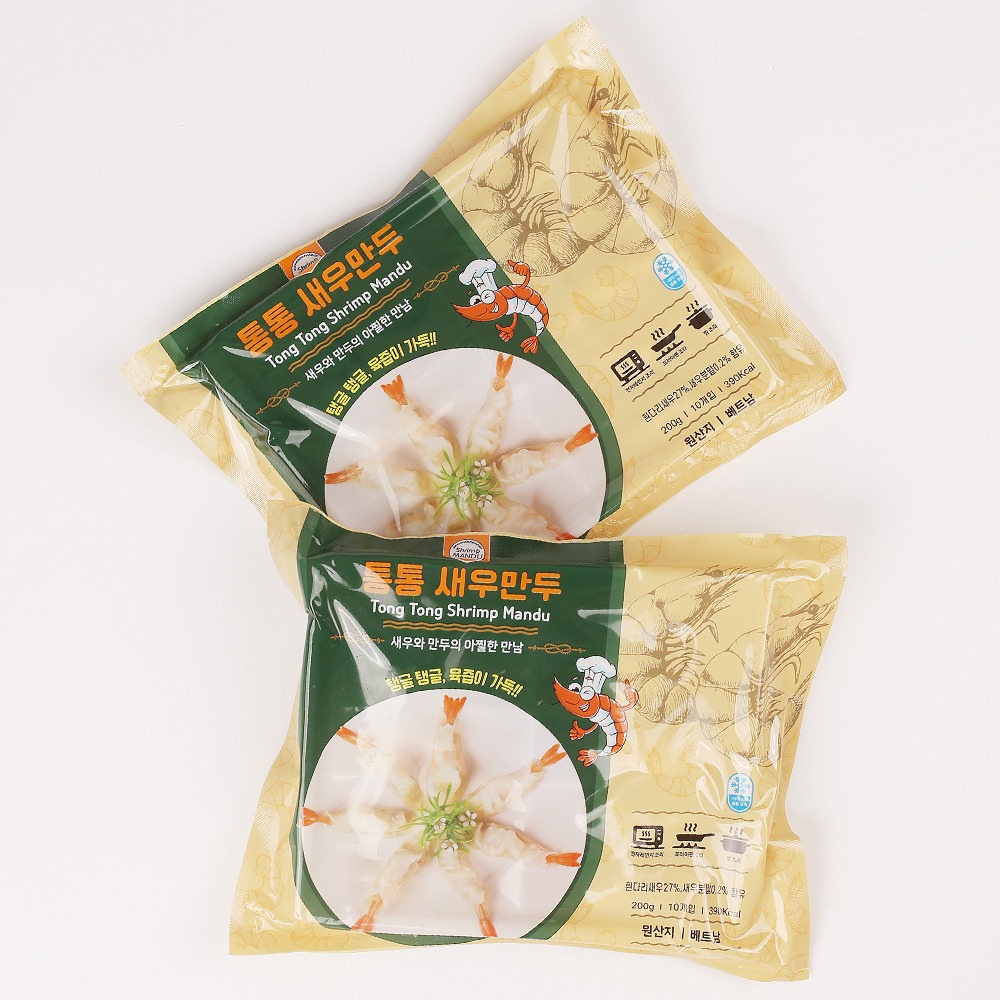 키친보이즈 통통 새우만두 20g 10개입 200g x 6팩 - 상세 이미지 5