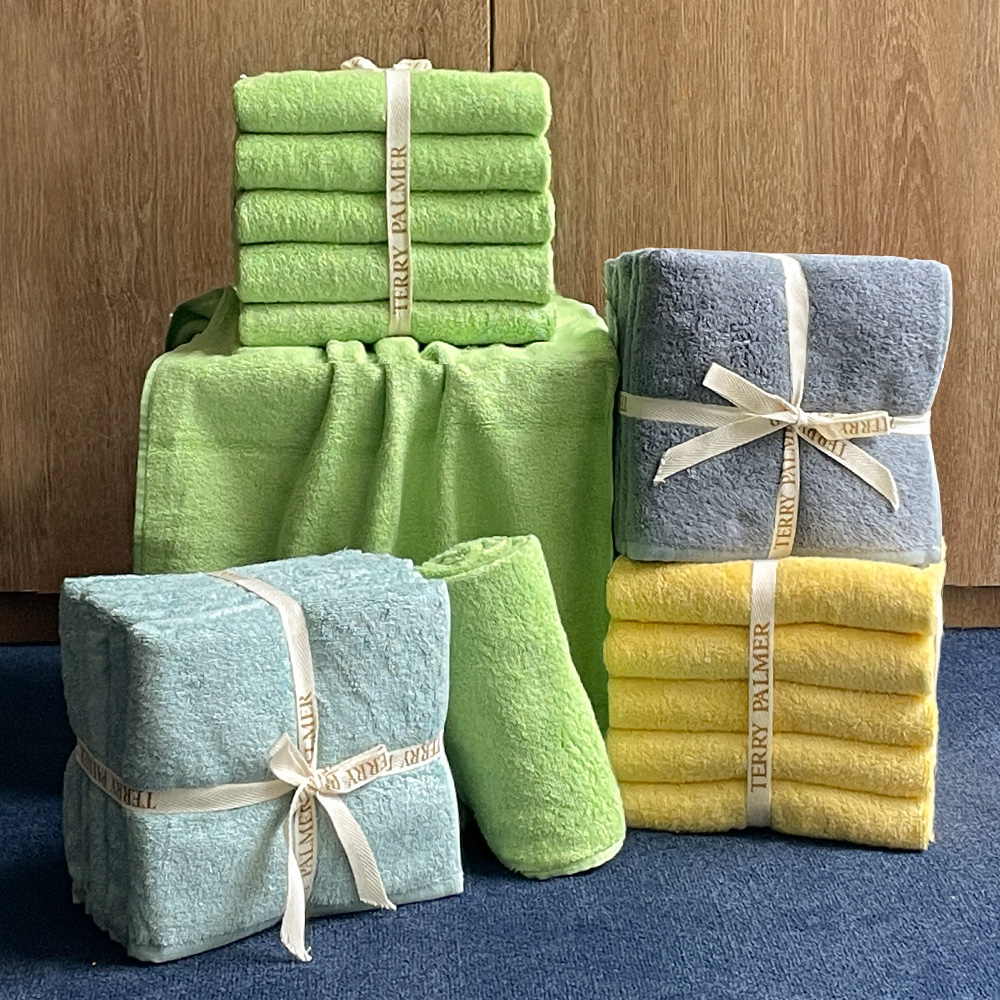 테리파머 180g 대나무 천연 뱀부 호텔 수건 10장 타올 타월 수건세트