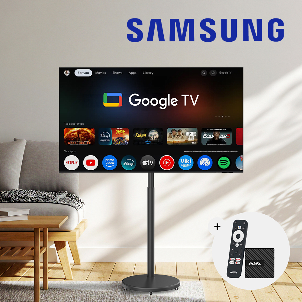삼성 125cm(50인치) 스마트 소형TV 4K UHD 이동형 이동식 무빙 스탠드 1등급 - 상세 이미지 5