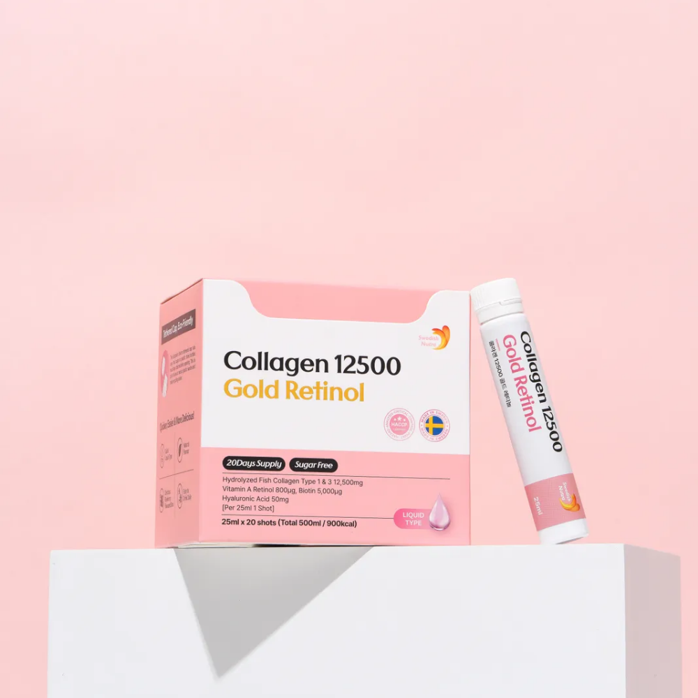 스웨디시뉴트라 마시는 콜라겐 골드레티놀 12,500mg 20개입, 1개 - 상세 이미지 2