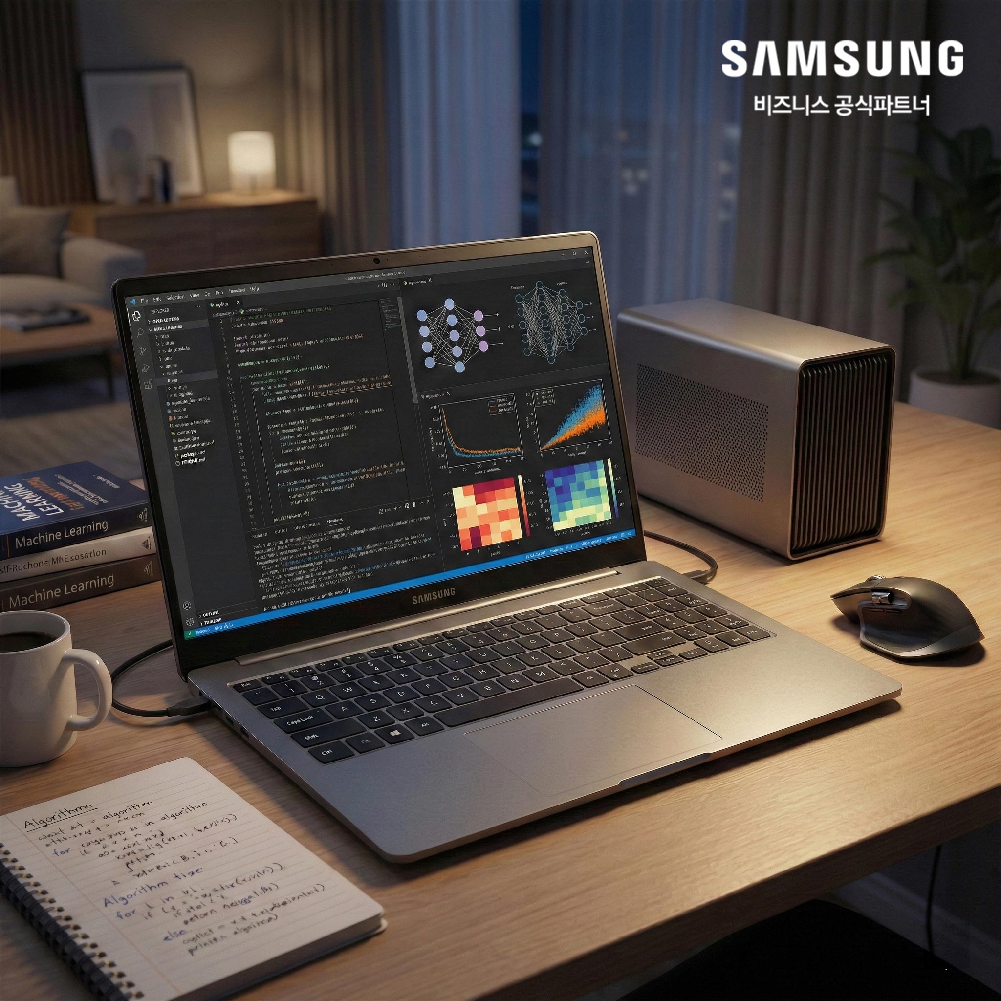 삼성 노트북 갤럭시북 15세대 Ultra5/512GB/16GB/WIN11P 학생 사무용 작업용 업무용 AI 노트북 NT751XHD-KR515 상품 이미지