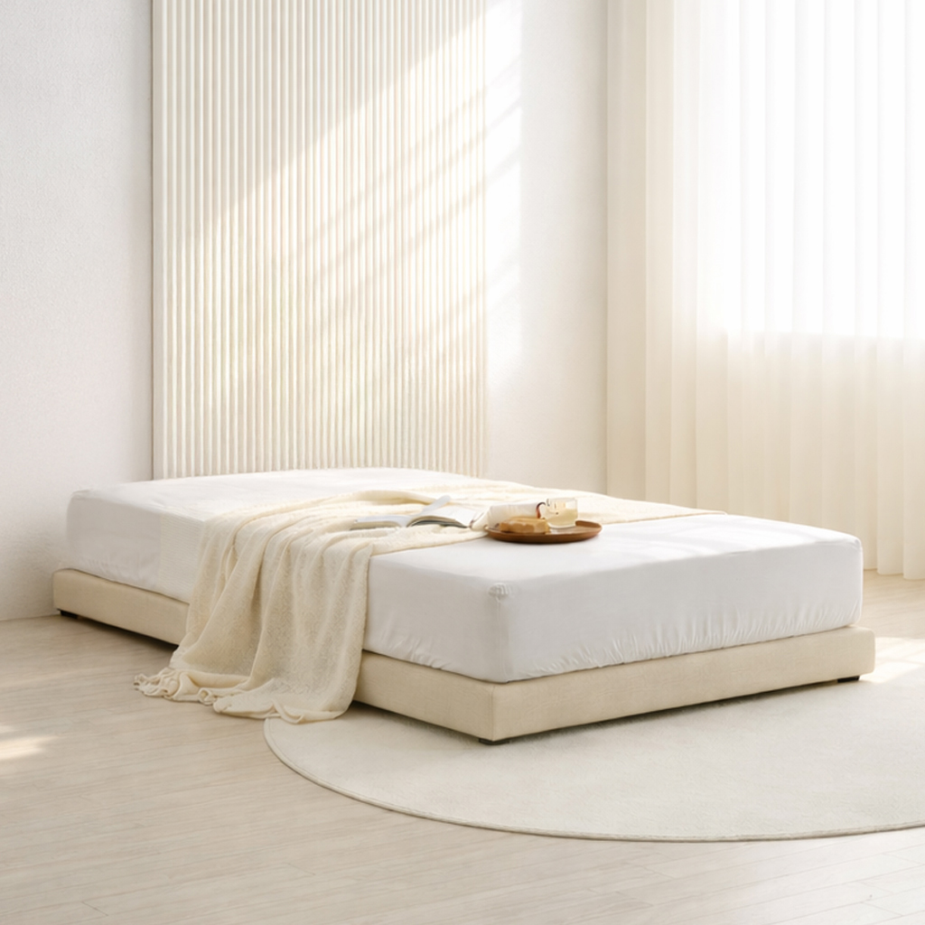 저상형 무헤드 침대프레임 침대 파운데이션 낮은 평상형 프레임 SS