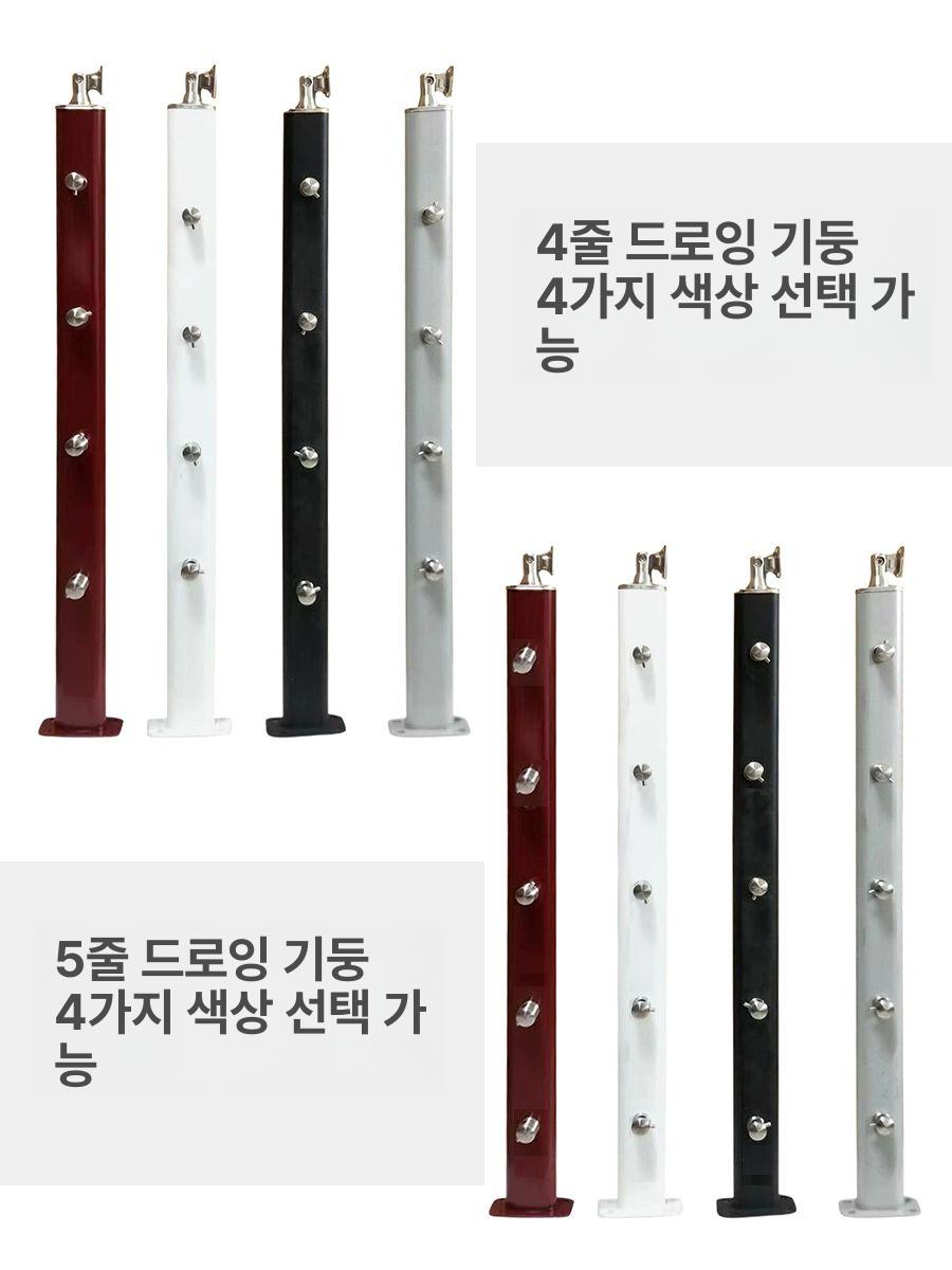 난간 지지대 가든 펜스 안전 브래킷 손잡이 계단 발코니 패키지 D 4단헤어라인 - 상세 이미지 5