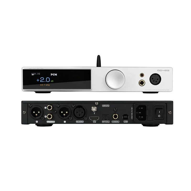 블루투스 프리앰프 RCA 입력 USB DAC 튜브 균형 실버 - 상세 이미지 4