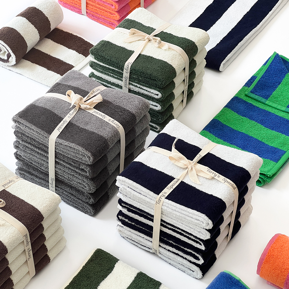 [네이버단독] 테리파머 고중량 200g 디자인 선염 호텔수건 5장+5장 타올 타월 수건세트 (색상혼합)