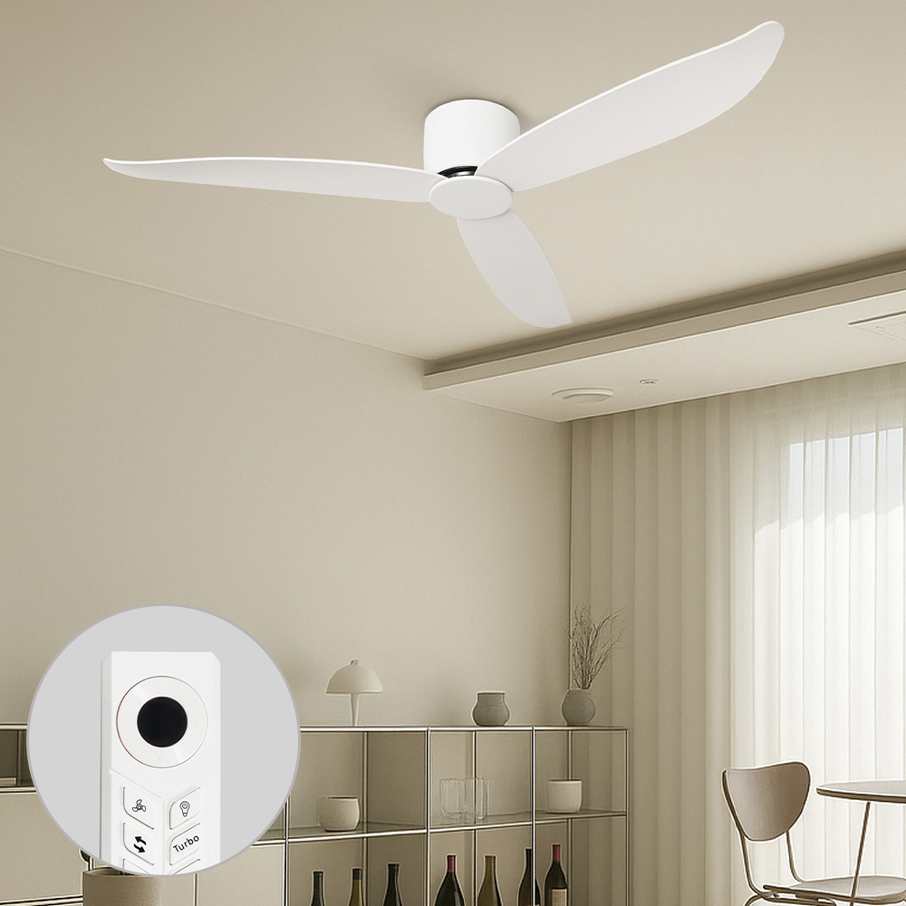 윈드케어 실링팬 에어블라 135cm 낮은 천장형 저소음 리모컨 선풍기