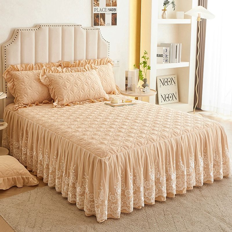 차렵이불 세트 부드러운 촉감 신혼부부 호텔식 침구 침실 드림-카멜 1.5 x 2.0m - 상세 이미지 4