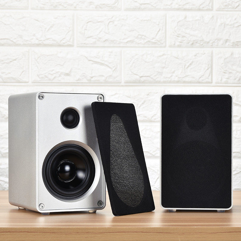 BRZHIFI 3인치 알루미늄스피커 합금 데스크탑 2채널 패시브스피커 컴퓨터 위성 서라운드 - 상세 이미지 2