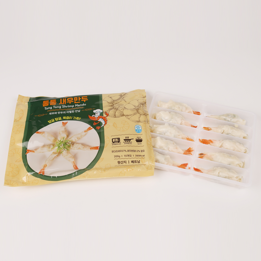 키친보이즈 통통 새우만두 20g 10개입 200g x 6팩 이미지 6