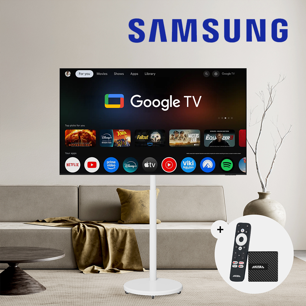 삼성 125cm(50인치) 스마트 소형TV 4K UHD 이동형 이동식 무빙 스탠드 1등급 - 상세 이미지 2