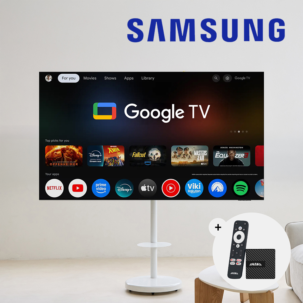 삼성 214cm(85인치) 스마트 대형TV 4K UHD 이동형 이동식 무빙 스탠드 1등급 - 상세 이미지 2