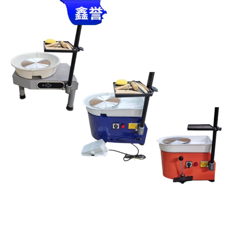 도자기 물레 공방 자동 턴테이블 가정용 미니 돌림판 도예 도구 공예 250W 수동 속도 조절 - 상세 이미지 4
