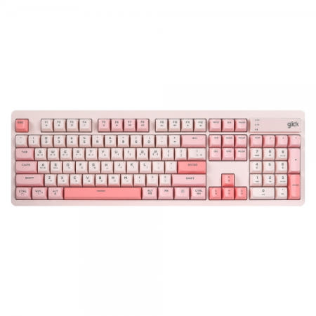 지클릭커 OFFICEPRO WK50 사일런스 M RGB 무소음 방수 무선 블루투스 104 (Coral)