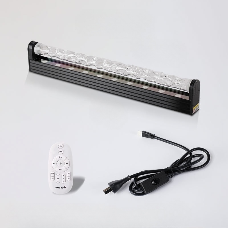 물결 조명 인테리어 LED 바닥등 3D 오로라 물멍 16색 RGB 벽면 삼색 발광 83cm - 상세 이미지 5