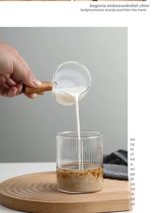 미니 유리 맥주잔 고블렛 내열 에스프레소 샷잔 한입 100ml 기둥형 이중 노즐 눈금 포함 - 상세 이미지 4