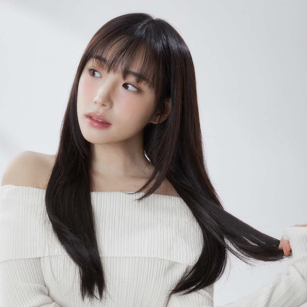 반가발 레이어드컷 숱보충 붙임머리 부분가발 아이비 - 상세 이미지 2