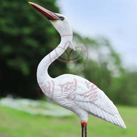 혜명몰 백로 모형 C 조각 인테리어장식 조각상 소품 아트