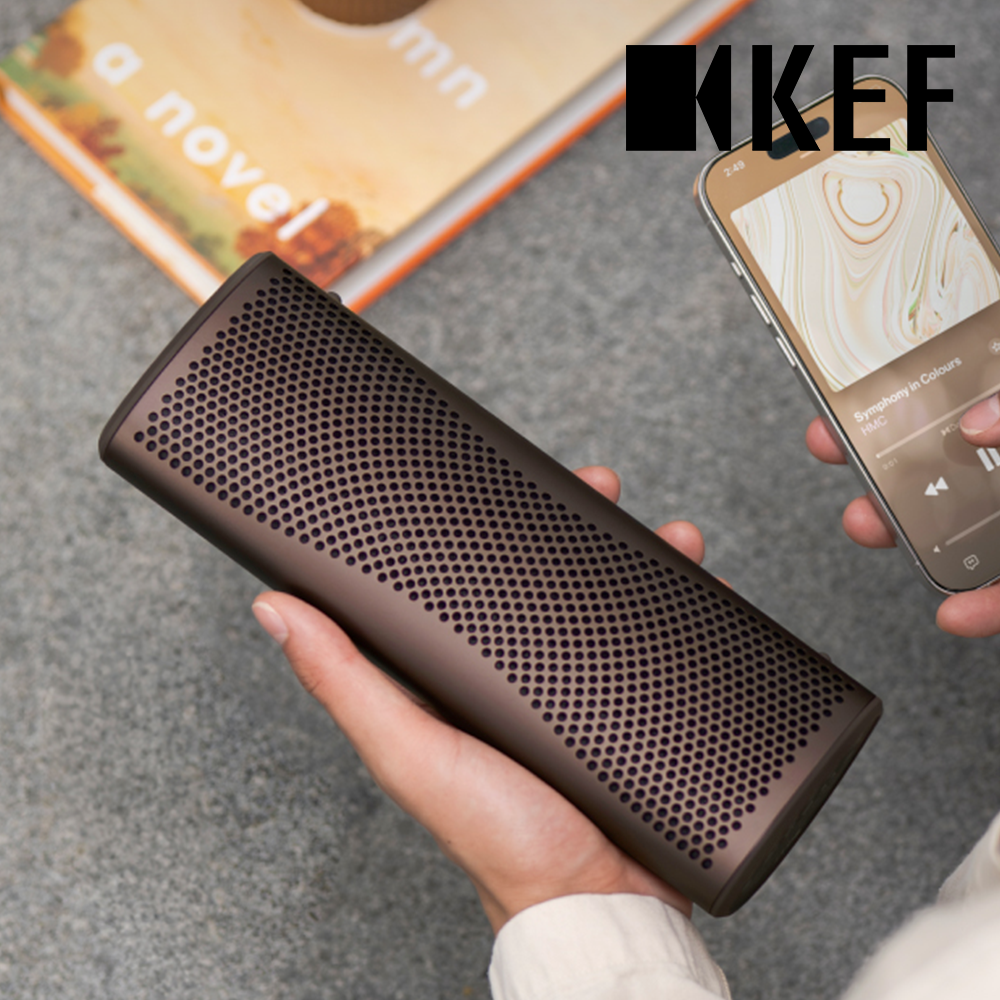 [국내정발] KEF MUO 2 세대 하이파이 블루투스스피커 코코아 브라운 - 상품 이미지