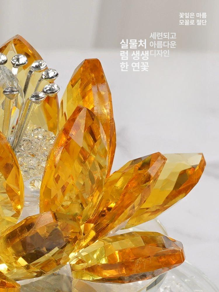 메모리얼 스톤 크리스탈 투명 색상 추모 장식 실버 기념 핑크-표준 - 상세 이미지 4