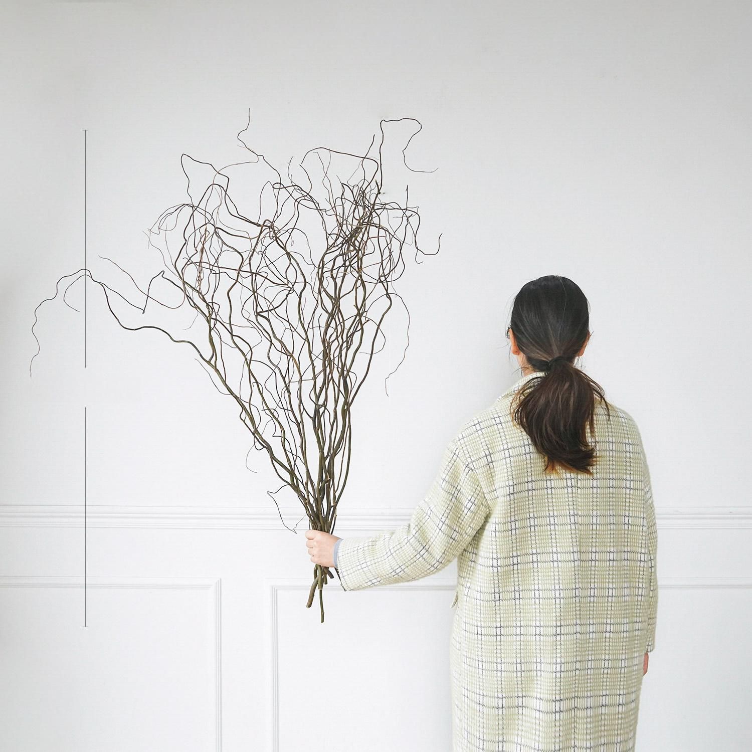 인조 나뭇가지 카페 장식 소품 실내 인조식물 스타일링 램프 스탠드 10개 약 70cm 100cm 건조 가지 - 상세 이미지 2