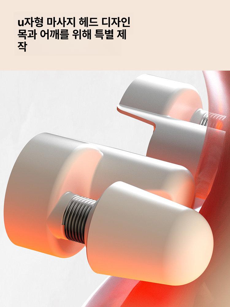 등받이 경추 다기능 어깨 목 안마 안마시트 겸용 사무실 4 진그레이 1 마사지 헤드 + 오픈 견인 - 상세 이미지 3