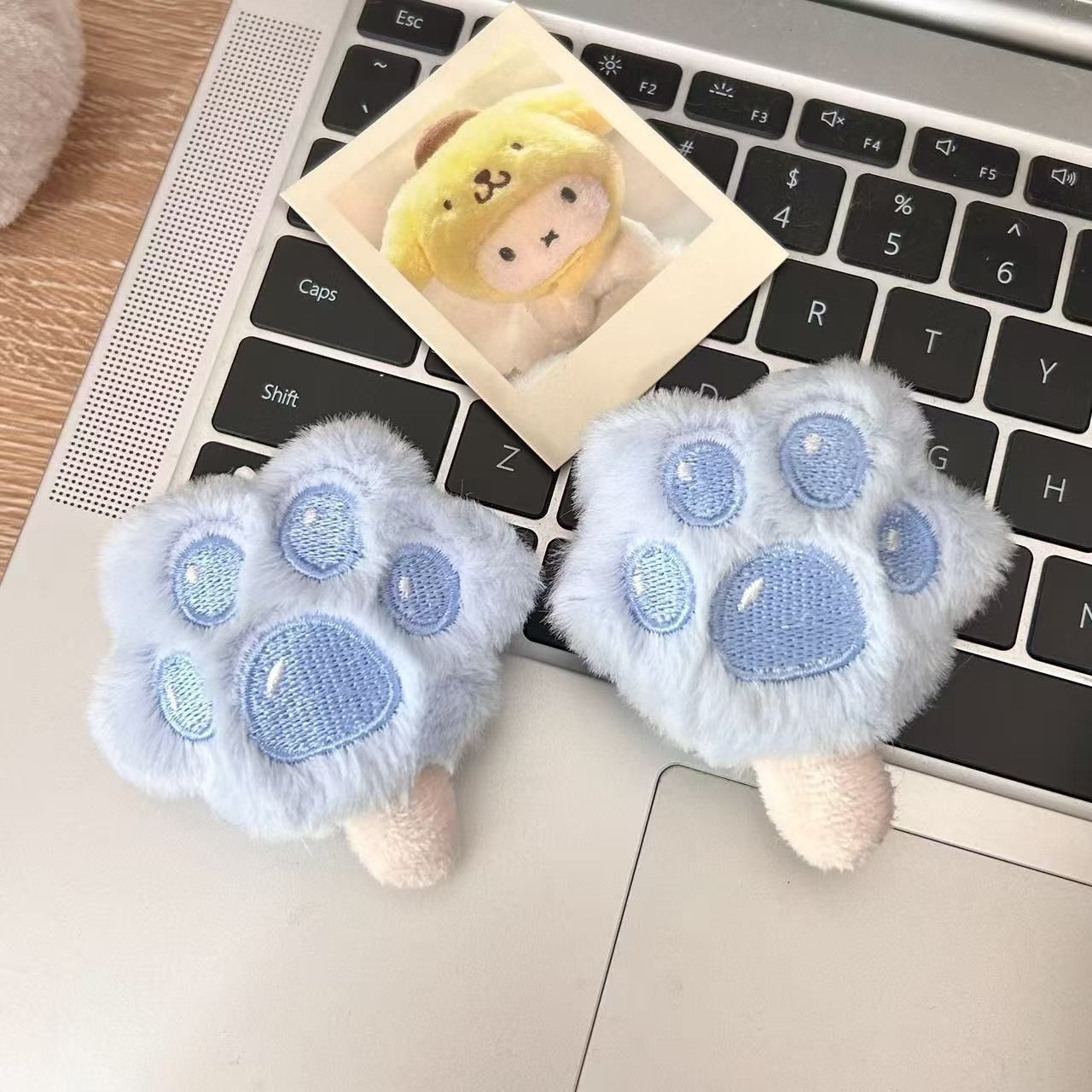 고양이 발바닥 꾹꾹이 집게핀 머리핀 헤어집게핀 헤어클립 머리집게 털집게핀 팝시클 아이스크림 - 상세 이미지 2