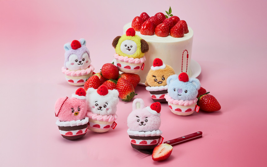 BT21 STRAWBERRY PARTY LINE FRIENDS