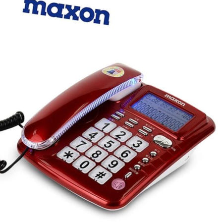맥슨 전화기 맥슨350 빅화면 빅버튼 빅벨 유선전화기