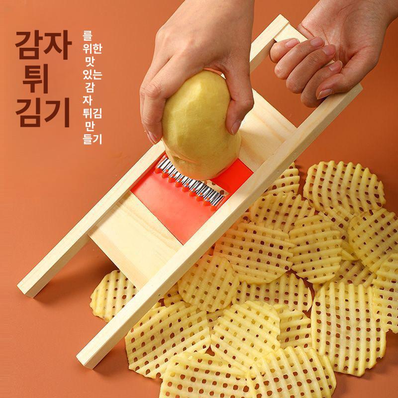 가정용 벌집 피자 감자 슬라이서 주방용 감자칩 슬라이스 도구 감자 칩 스크레이퍼 1개 - 상세 이미지 2