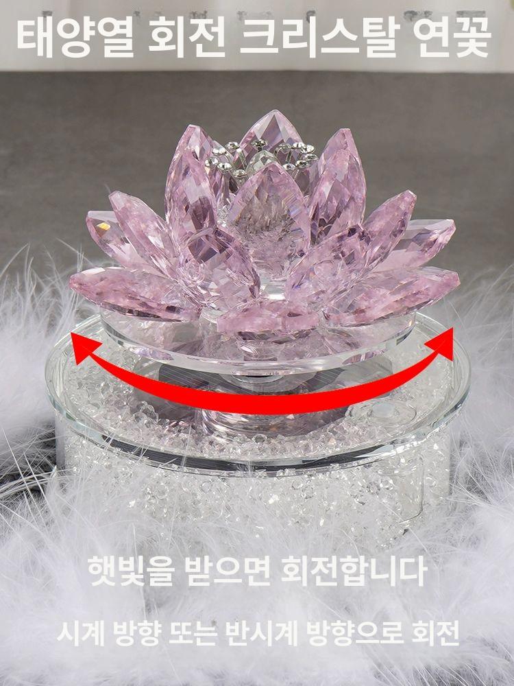 메모리얼 스톤 크리스탈 투명 색상 추모 장식 실버 기념 핑크-표준 - 상세 이미지 2