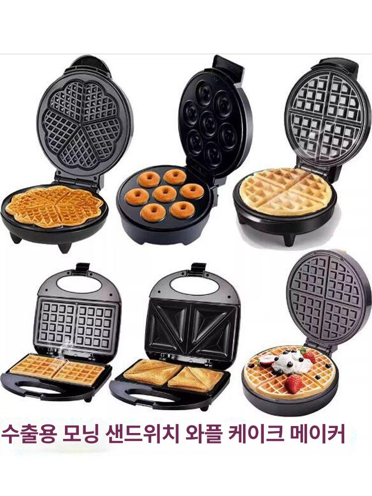 샌드위치 메이커 간식 만들기 제조기 토스터기 맥모닝 220V 국내용 와플 메이커 B - 상세 이미지 2
