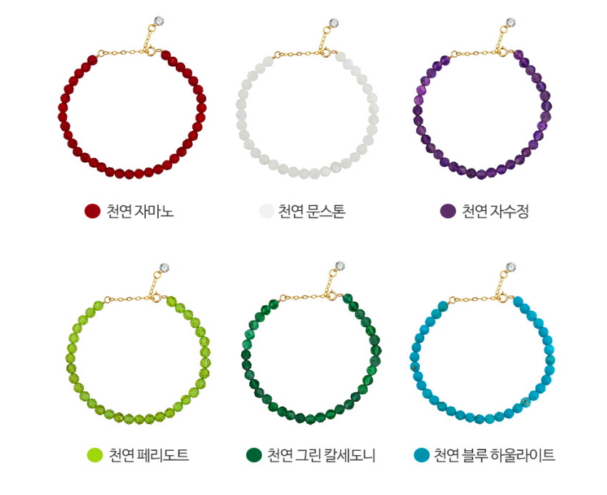 자연 그대로 14k 원석 팔찌 페리도트 팔찌 8월 탄생석 옐로우 - 상품 이미지