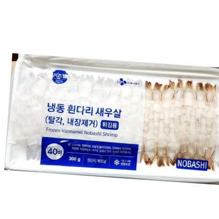 업소용 튀김용 흰다리 새우살 노바시 40미 300g