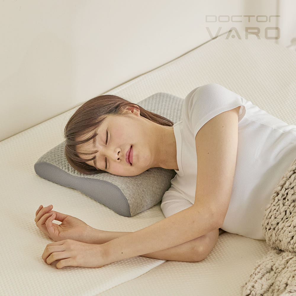 닥터바로 청소년 낮은 경추베개 메모리폼 일자목 거북목 바른자세 숙면 베개 - 상품 이미지