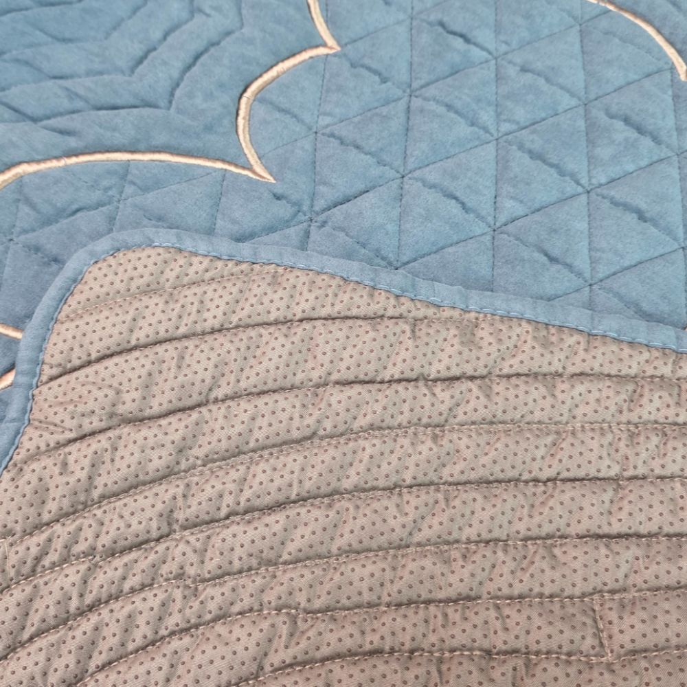 홈집합 퀼트 면100% 곰돌이 소파패드 사계절 화이트, 4인용