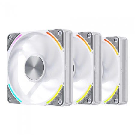 Segotep EX120 ARGB PWM FULL LCP (3팩, 화이트)