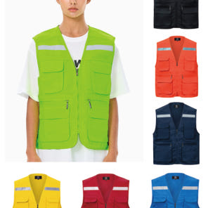 안전 반사 스탭 조끼