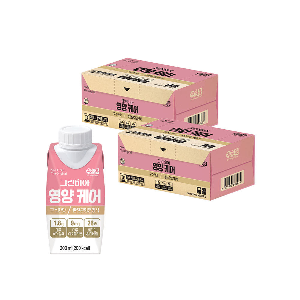 정식품 그린비아 영양케어 200ml 36팩