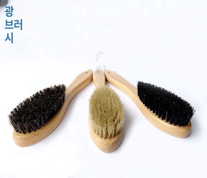 의류 브러시 백마모 지푸라기 제거 울코트 전용 먼지 t120 너도밤나무 짧은 손잡이 화이트 - 상세 이미지 2