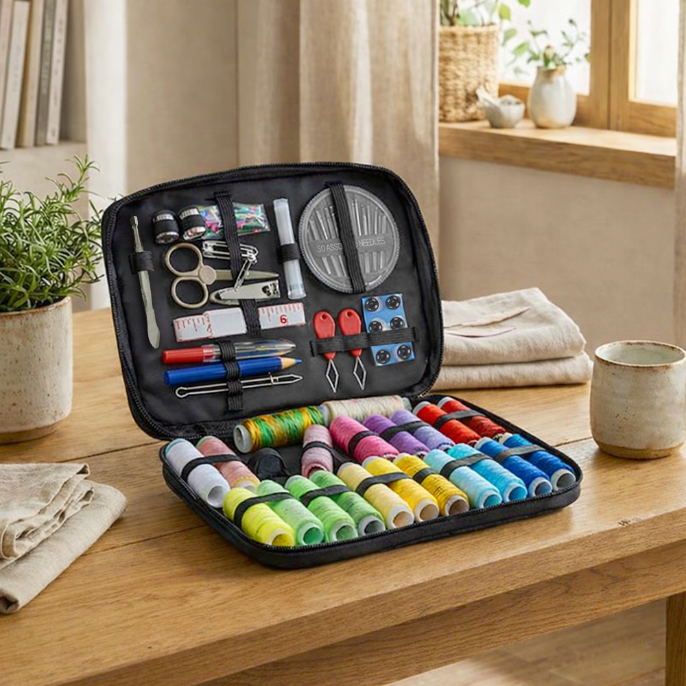 스토리빙 반짇고리함 바느질 바늘 세트 반짓고리 98p 제품 이미지