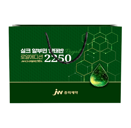JW중외제약 실크 알부민 양태반 로얄 에디션 마시는 액상형 2250 15포, 3개 - 상세 이미지 2