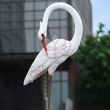 혜명몰 백로 모형 E 거실조각 인테리어선물 피플백로 장식