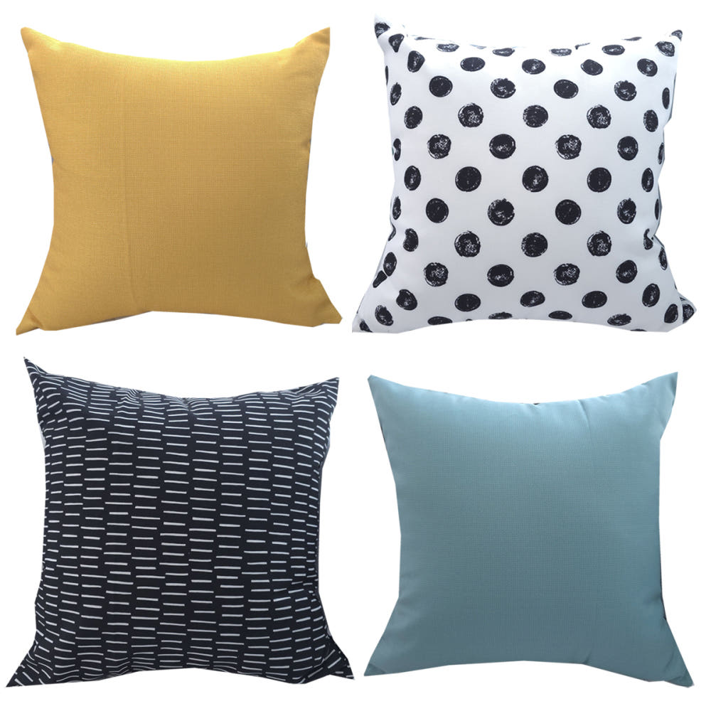 세련된 소파 쿠션